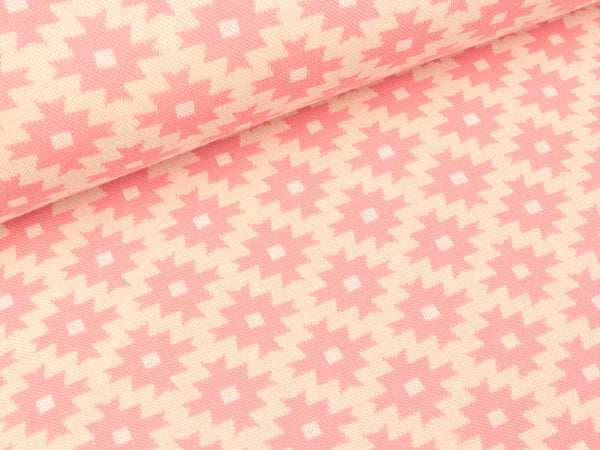 Hamburger Liebe 3 Farb-Jacquardjersey Lil' Ikat rosa scuro