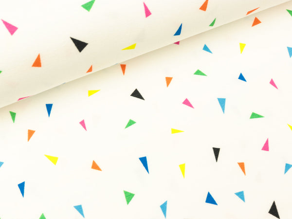 Hamburger Liebe Baumwolljersey This Summer Confetti weiß-bunt