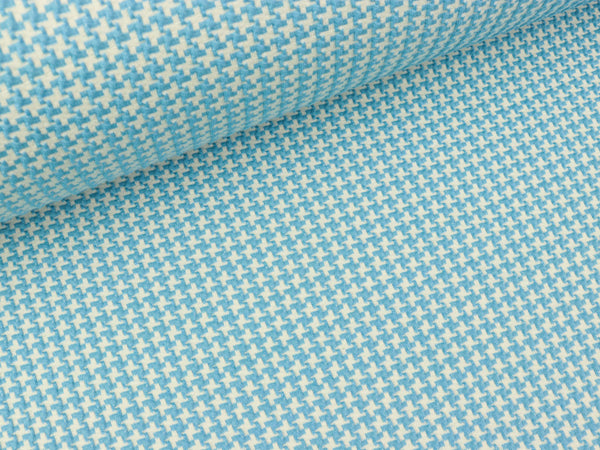 Hamburger Liebe Mini Jacquard This Summer Tweed Knit azzuro-weiß