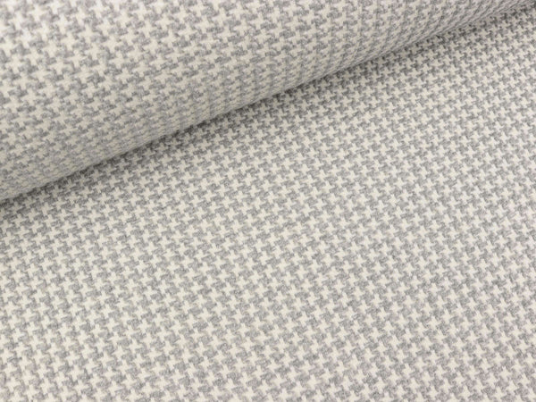 Hamburger Liebe Mini Jacquard This Summer Tweed Knit weiß-mittelgrau meliert