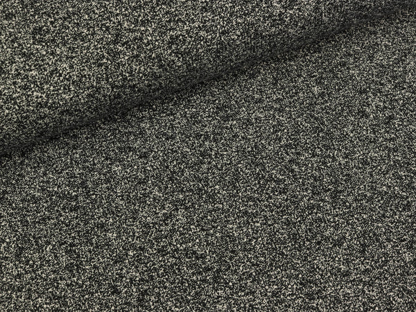 Baumwolljersey Vera Pixel hellgrau-schwarz