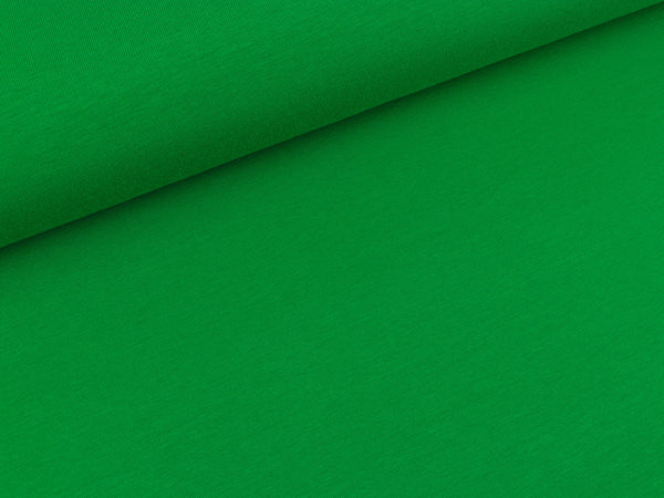 Baumwolljersey Vanessa grasgrün uni