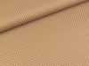 Baumwollstoff Petit Dots weiß auf Taupe