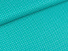 Baumwollstoff Petit Dots weiß auf Türkis