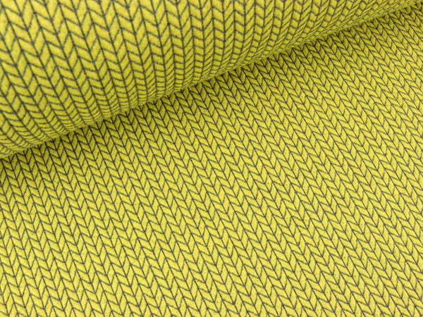 Hamburger Liebe Mono Big Knit giallino-carbon