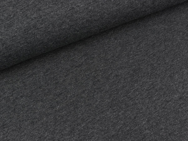 Leichter Sweat Maike anthrazit meliert uni