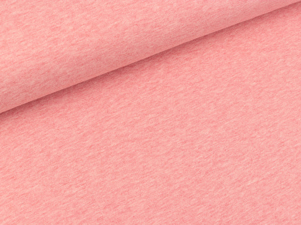 Leichter Sweat Maike koralle meliert uni