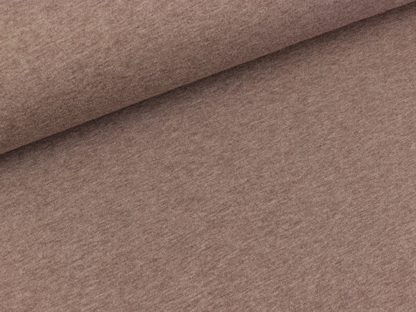 Leichter Sweat Maike schlamm meliert uni