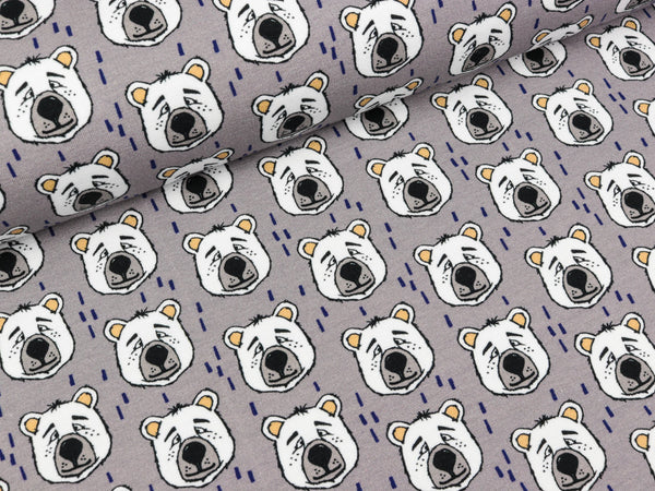 Reststück 61cm - French Terry Yeah! Henning grau by Lila-Lotta