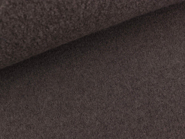 Wollwalk taupe meliert uni