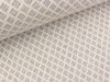 Hamburger Liebe Botanical 2 Farb-Jacquardjersey Check meringa-mittelgrau meliert