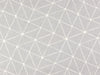 Beschichtete Baumwolle Luna Geometric weiß-hellgrau