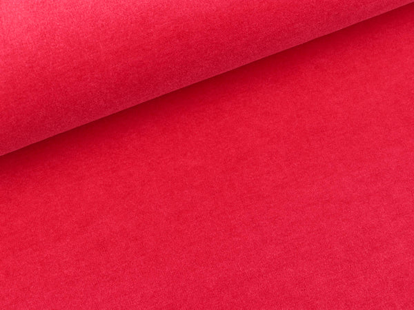 Reststück 30cm - Organic Nicki azalea uni by Hamburger Liebe