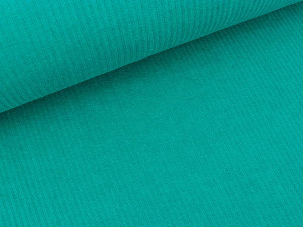 Reststück 10cm - Organic Cord Nicki caraibi uni by Hamburger Liebe