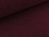 Bio Teddy-Jersey bordeaux uni by Albstoffe