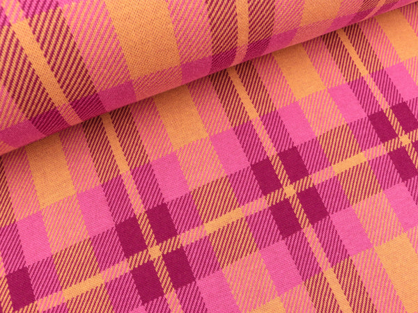 Hamburger Liebe 3 Farb-Jacquardjersey Check Point Sinclair ortensia-ciclamino-melone