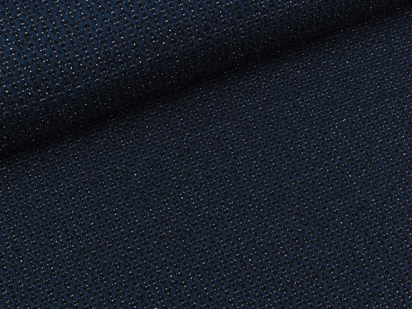 Hamburger Liebe Glow Big Knit blue navy-schwarz-silber