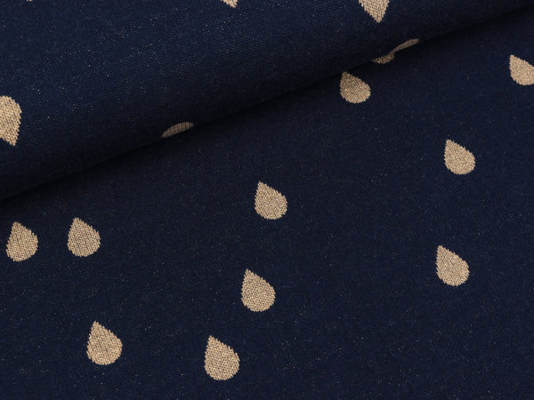 Hamburger Liebe Jacquard Glow Drops blue navy-gold