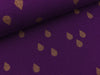 Hamburger Liebe Jacquard Glow Drops viola-kupfer