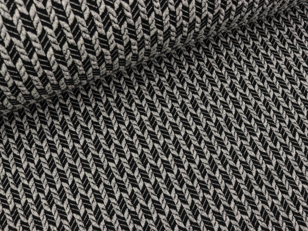 Hamburger Liebe Wanderlust Grain Knit mittelgrau meliert-schwarz