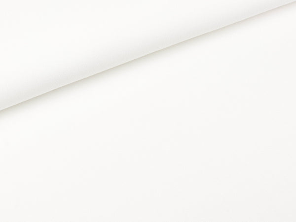 Viskose Krepp "At the Beach" weiß uni by Hamburger Liebe