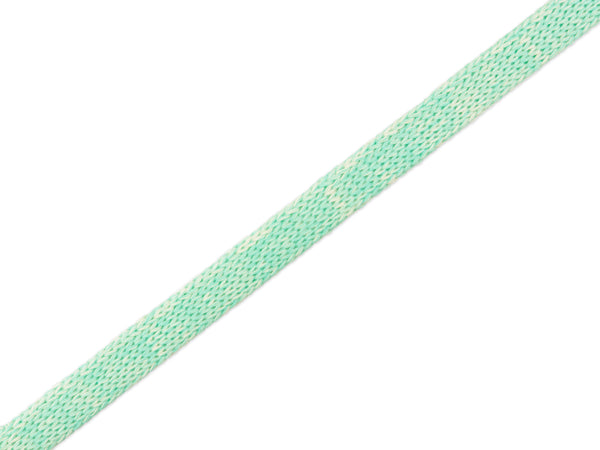 1m Flach- und Hoodiekordel Cord Me Queens United verdino-meringa meliert 12mm