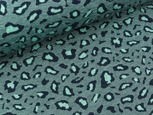 Hamburger Liebe Weekender 3D Jacquard Single Safari verdino-blue navy