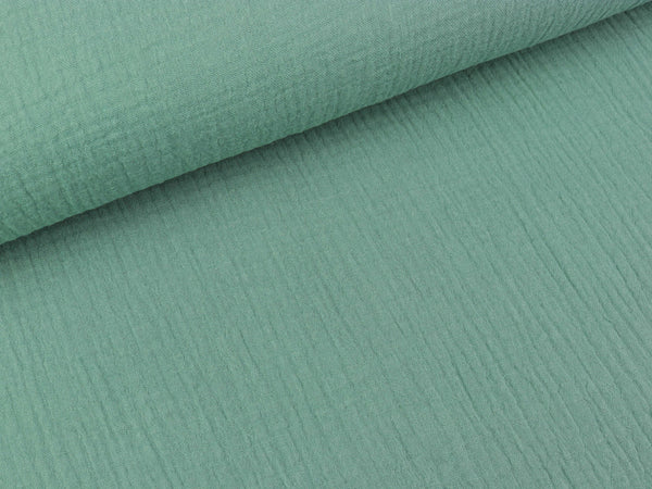 Baumwoll Musselin Double Gauze Bambino oldmint uni