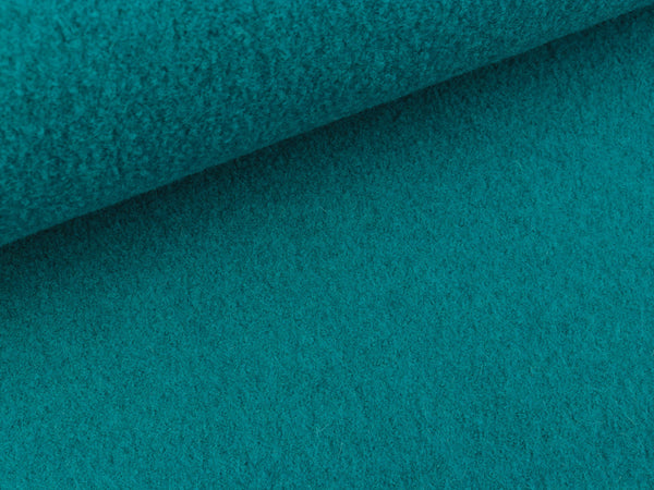 Gekochte Wolle Naomi smaragd uni Wollwalk