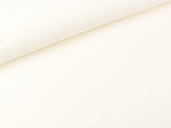 Schwerer Viskose Krepp offwhite uni