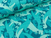 NANO Softshell Sheldon Dinosaurier auf Petrol