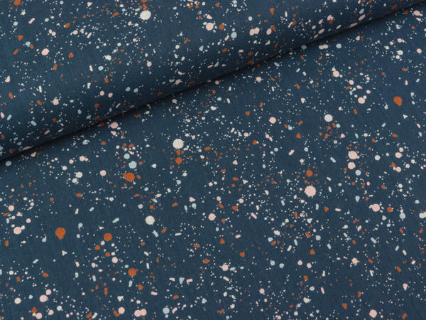 Baumwollbatist Terrazzo Night by Atelier Brunette