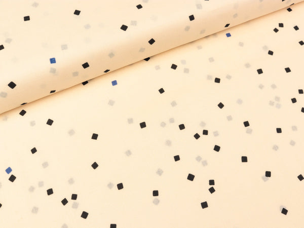 Baumwollbatist Shine blue-black by Atelier Brunette