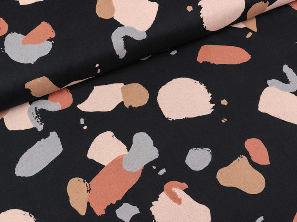 Viskosestoff Granito night by Atelier Brunette