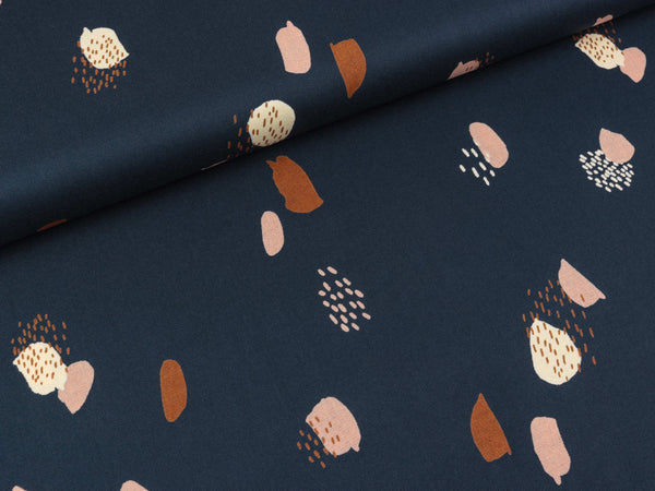 Viskosestoff Moonstone blue by Atelier Brunette