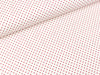 Baumwollstoff Judith Pünktchen burgundy auf Weiß