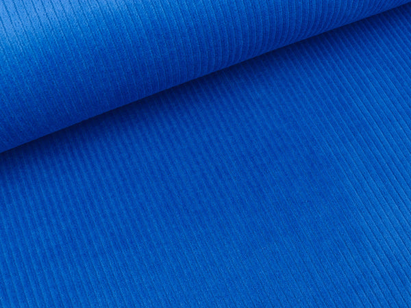 Reststück 75cm - Organic Cord Nicki bluette uni by Hamburger Liebe