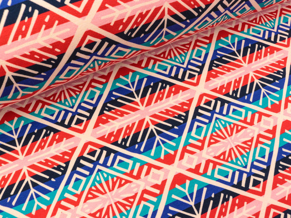 Hamburger Liebe Baumwollsweat Plain Stitches Snowflake flamme-bunt