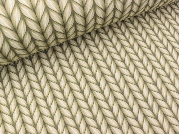 Hamburger Liebe Baumwollsweat Plain Stitches Lookalike yemen-mittelgrau