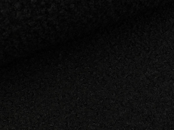 Boucle schwarz uni
