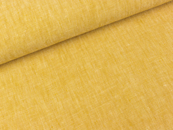 Leinenstoff Georgio ocre meliert