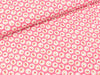 Baumwoll Webware Kim Röschen auf Himbeere