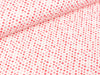 Baumwolljersey Ocean Breeze Dotties hellrot auf Weiß