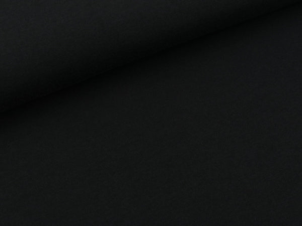 Bio-Single-Jersey schwarz uni