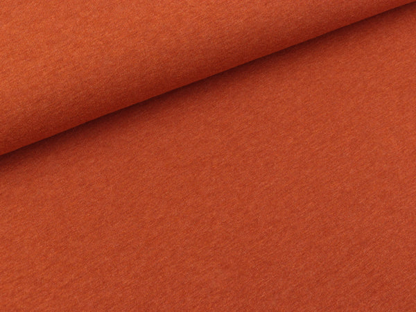 Baumwolljersey Vanessa terracotta melange
