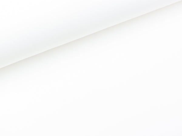 Reststück 28cm - Albstoffe SHIELD Jersey weiß uni