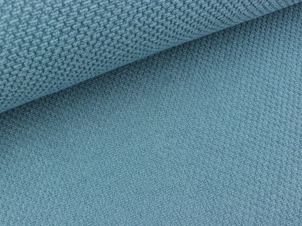 Frottee Waffel Bébé dusty blue uni