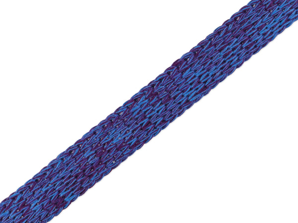 1m Flach- und Hoodiekordel Cord Me Midnight viola-bluette 20mm