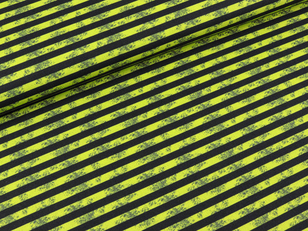 Steinbeck Webware Dinos Streifen schwarz-lime