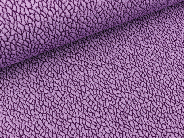 Reststück 110cm - Hamburger Liebe 3D-Relief Jacquard Life Loves You Goosebumps glicine-viola